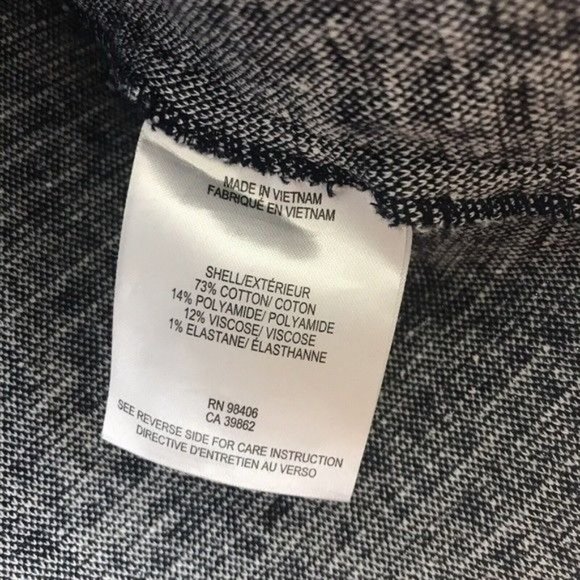 Theory Tillora Tweed Skater Dress Sleeveless A-Line Mini Navy White Women’s Sz 2 - Picture 11 of 12